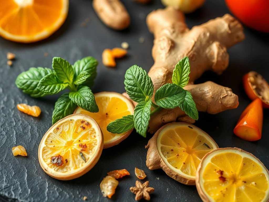 Gastrointestinálna optimalizácia: ako zázvor a mäta modulujú mikrobióm a mitochondriálnu signalizáciu